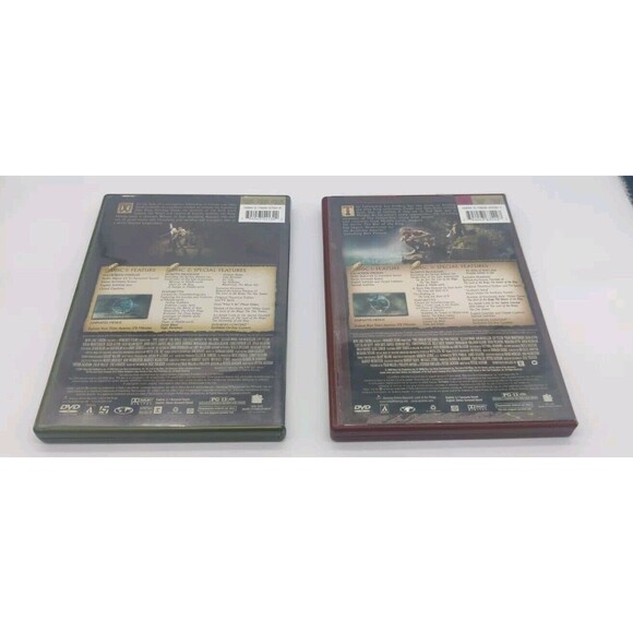 Lord Of The Rings DVD Lot Of 2 The Fellowship Of The Ring Two Towers Fullscreen - Picture 2 of 16